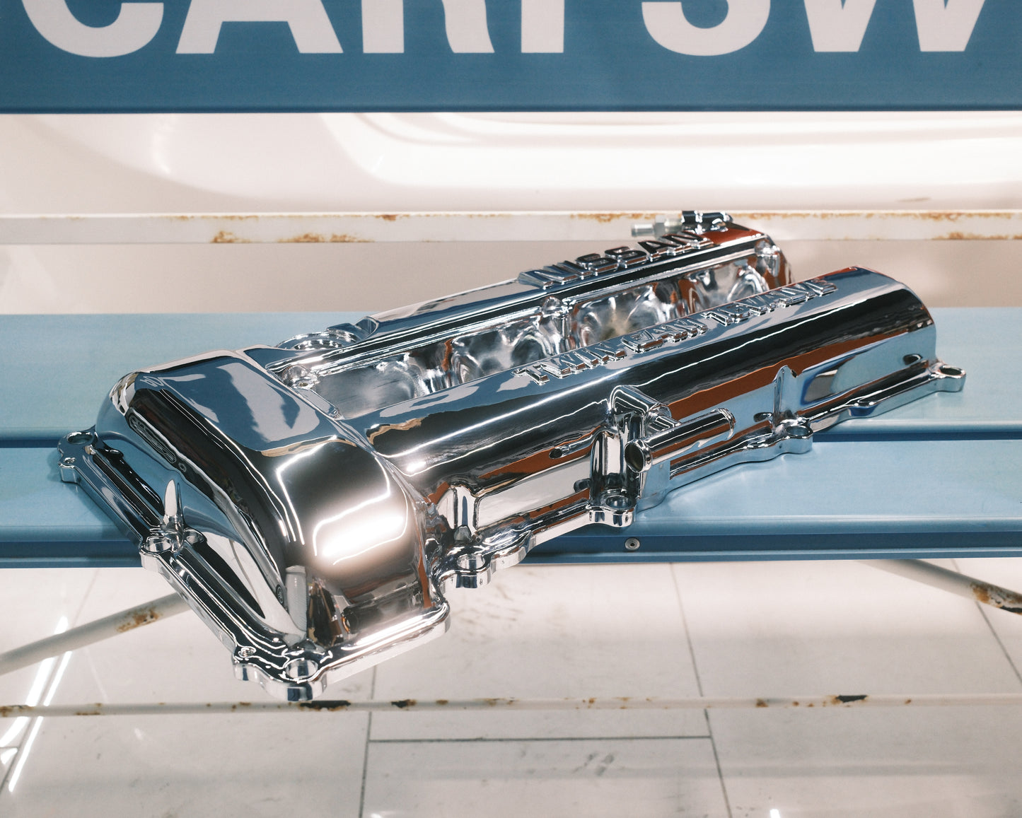 Triple Chrome Plated Nissan S13 SR20DET Valve Cover
