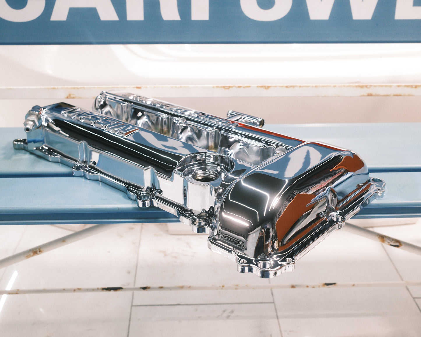 Triple Chrome Plated Nissan S13 SR20DET Valve Cover
