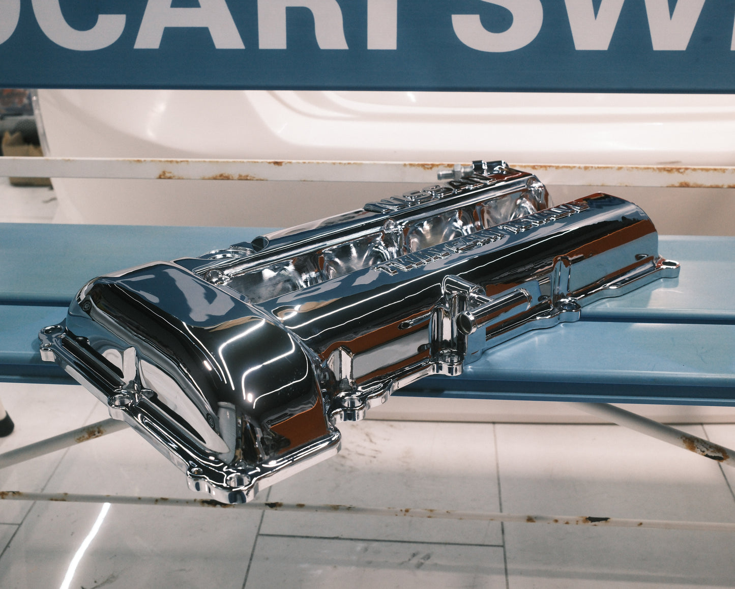 Triple Chrome Plated Nissan S13 SR20DET Valve Cover