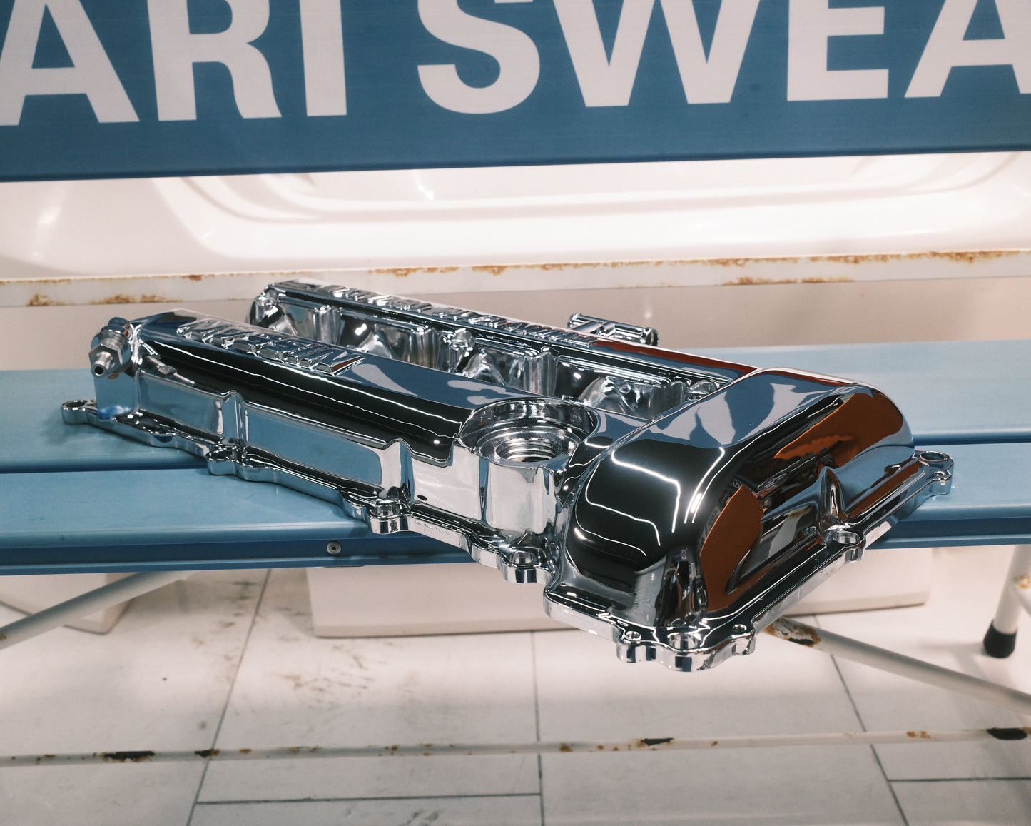 Triple Chrome Plated Nissan S13 SR20DET Valve Cover