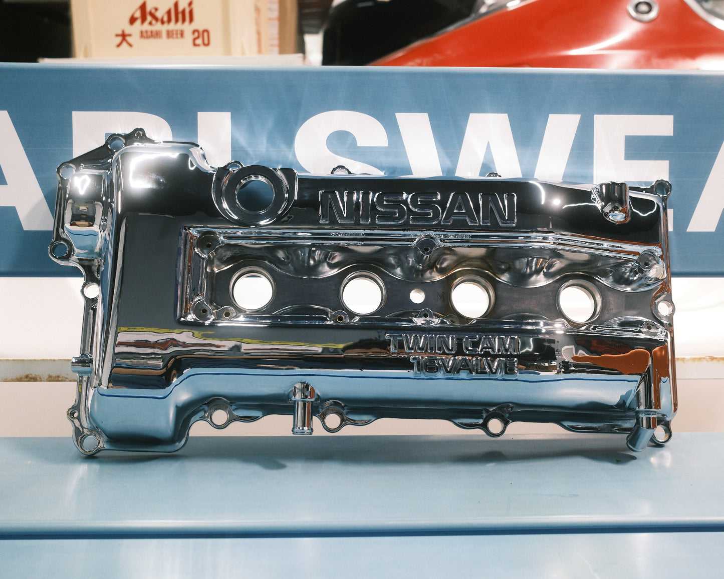 Triple Chrome Plated Nissan S14 SR20DET Valve Cover