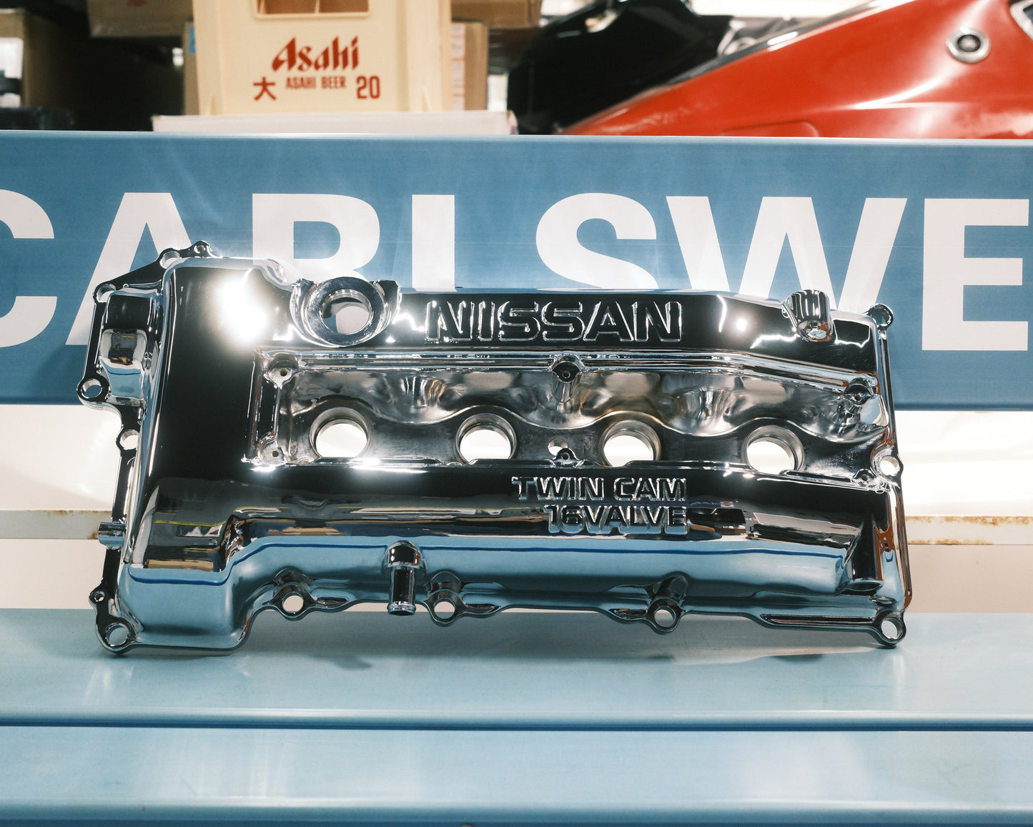 Triple Chrome Plated Nissan S14 SR20DET Valve Cover