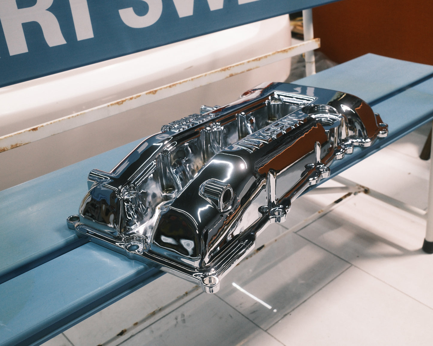 Triple Chrome Plated Nissan S14 SR20DET Valve Cover