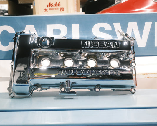 Triple Chrome Plated Nissan S13 SR20DET Valve Cover