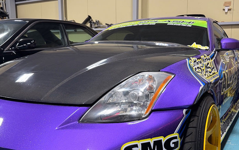 Origin lab Type 2 hood for Nissan 350Z Z33 Carbon fiber -CFRP